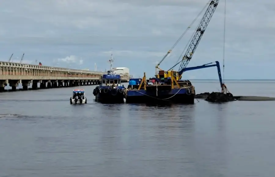 Dredging at Samur Jetty